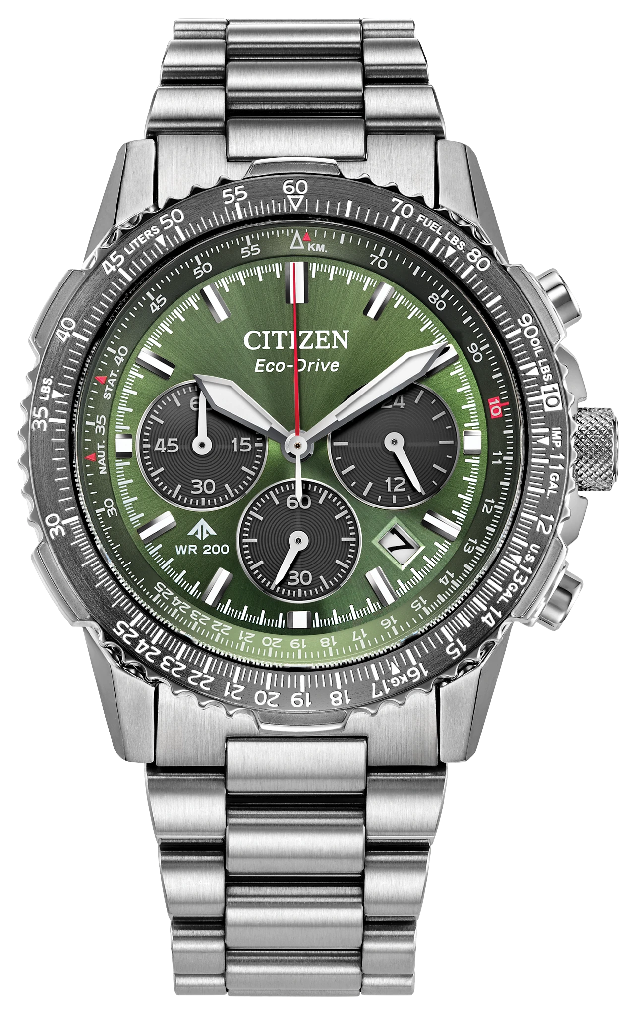 Chii... Promaster Navihawk Green Dial Stainless Steel Bracelet CA4664-60W